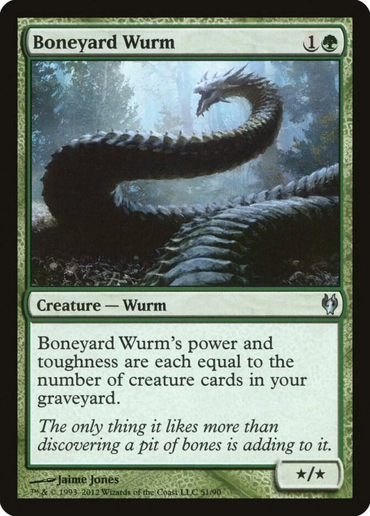 Boneyard Wurm [Duel Decks: Izzet vs. Golgari] 51