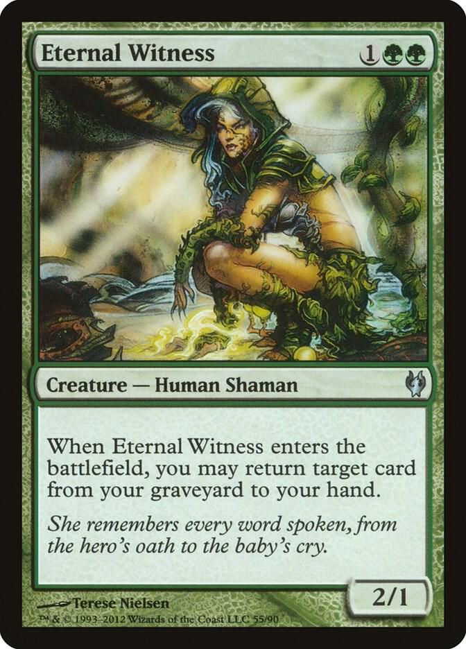 Eternal Witness [Duel Decks: Izzet vs. Golgari] 55