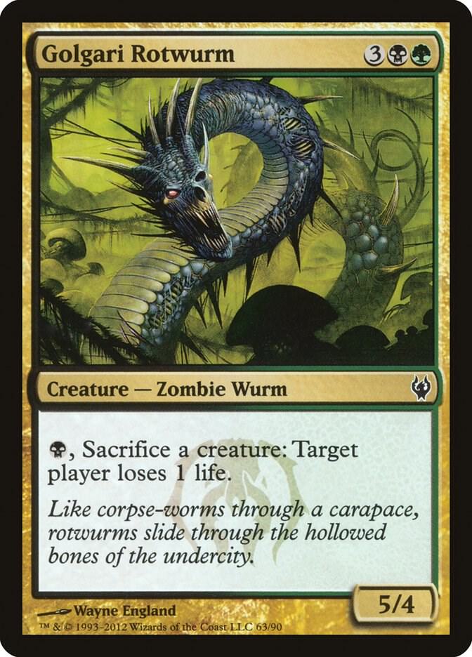 Golgari Rotwurm [Duel Decks: Izzet vs. Golgari] 63