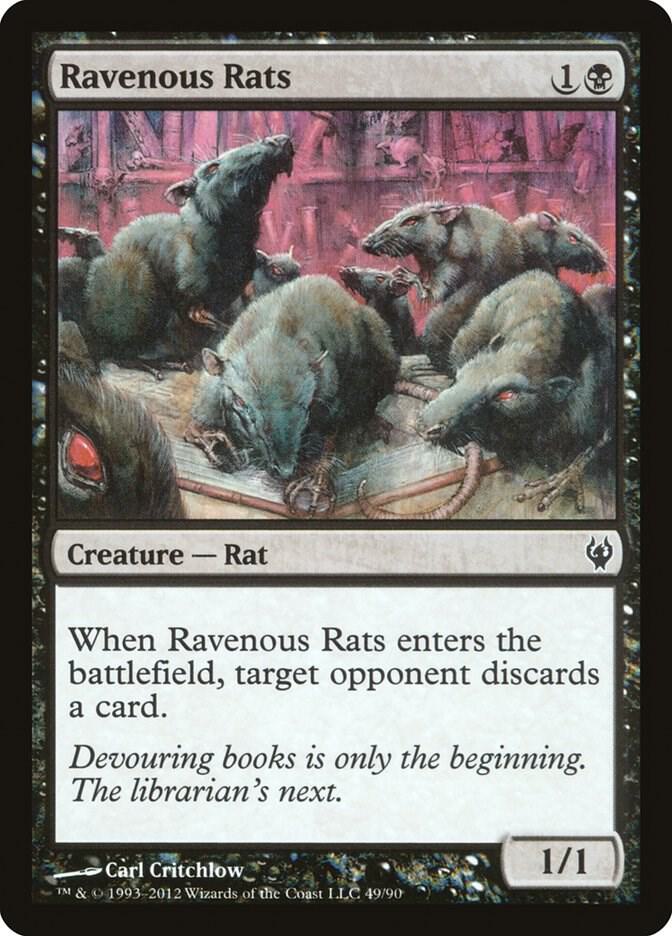 Ravenous Rats [Duel Decks: Izzet vs. Golgari] 49