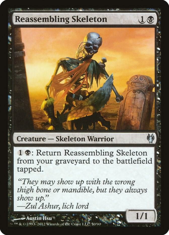 Reassembling Skeleton [Duel Decks: Izzet vs. Golgari] 50