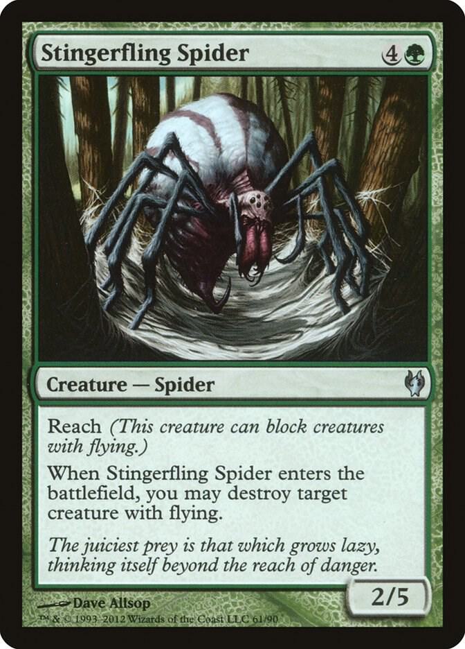 Stingerfling Spider [Duel Decks: Izzet vs. Golgari] 61