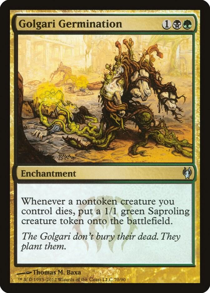 Golgari Germination [Duel Decks: Izzet vs. Golgari] 70