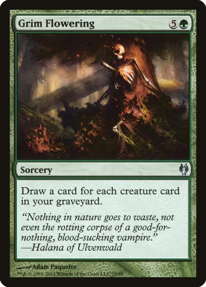 Grim Flowering [Duel Decks: Izzet vs. Golgari] 75