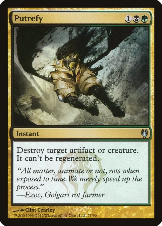 Putrefy [Duel Decks: Izzet vs. Golgari] 71