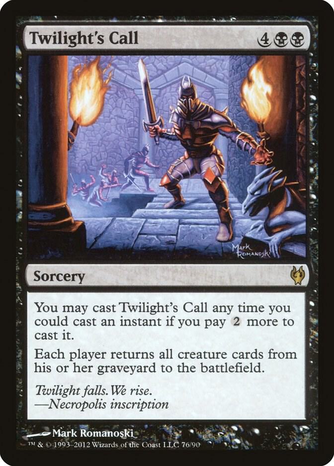 Twilight's Call [Duel Decks: Izzet vs. Golgari] 76