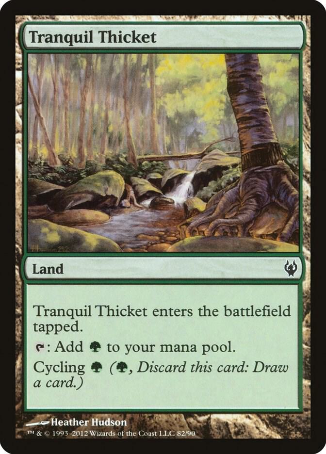 Tranquil Thicket [Duel Decks: Izzet vs. Golgari] 82