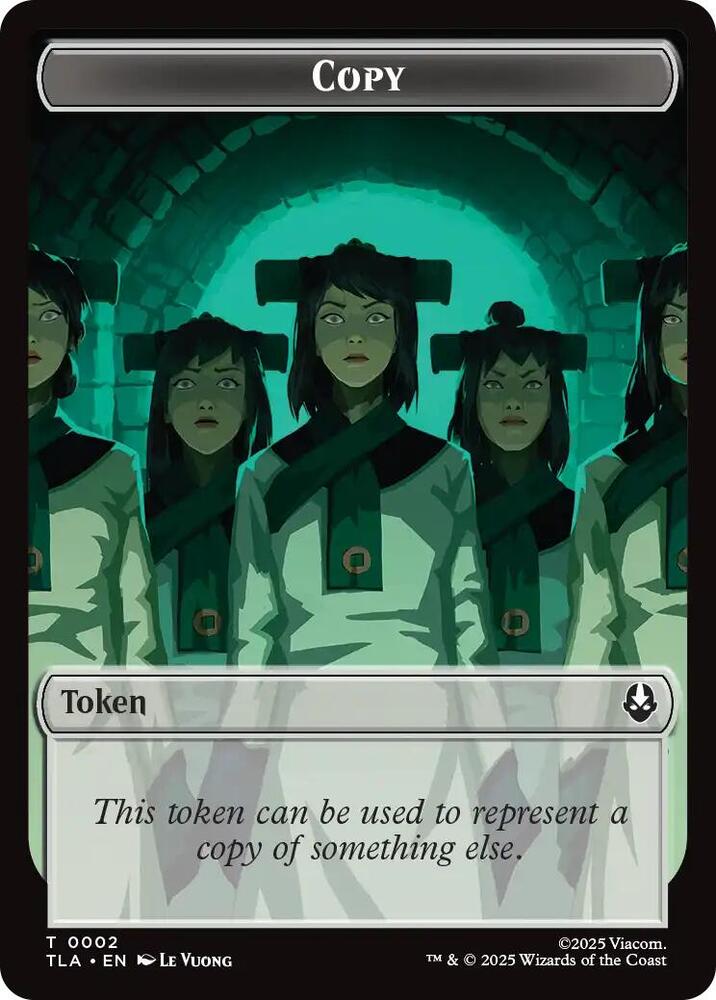 Copy (0002) // Soldier (0011) Double-Sided Token [Avatar: The Last Airbender] 2 // 11