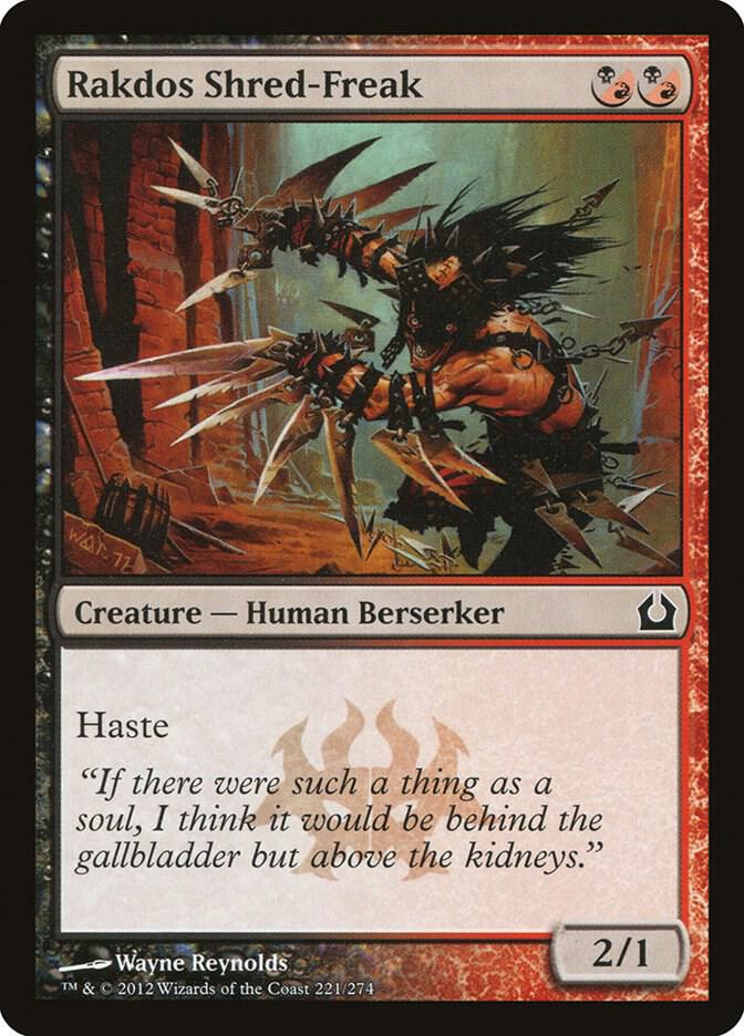 Rakdos Shred-Freak [Return to Ravnica] 221