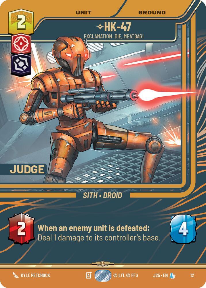 HK-47 - Exclamation: Die, Meatbag! [Judge Promos] 12