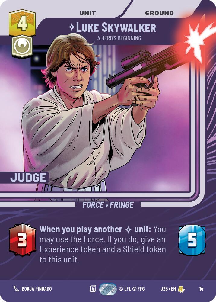 Luke Skywalker - A Hero's Beginning [Judge Promos] 14