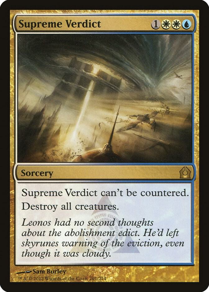 Supreme Verdict [Return to Ravnica] 201