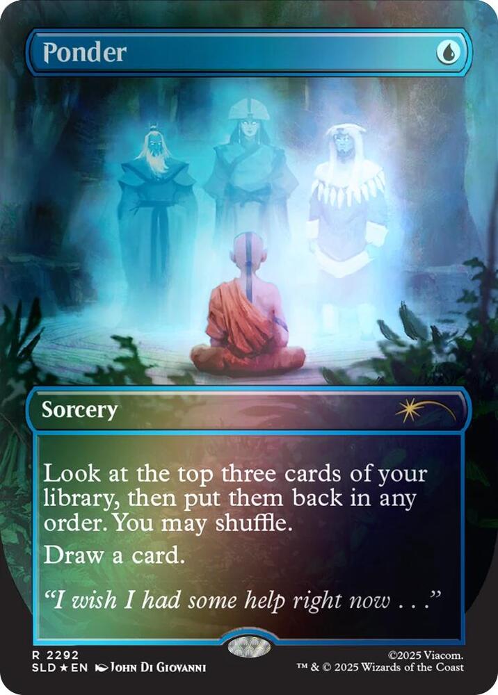 Ponder (2292) (Rainbow Foil) [Secret Lair Drop Series] 2292