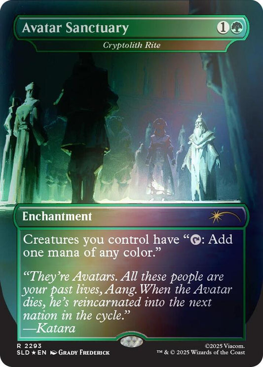 Avatar Sanctuary - Cryptolith Rite (Rainbow Foil) [Secret Lair Drop Series] 2293