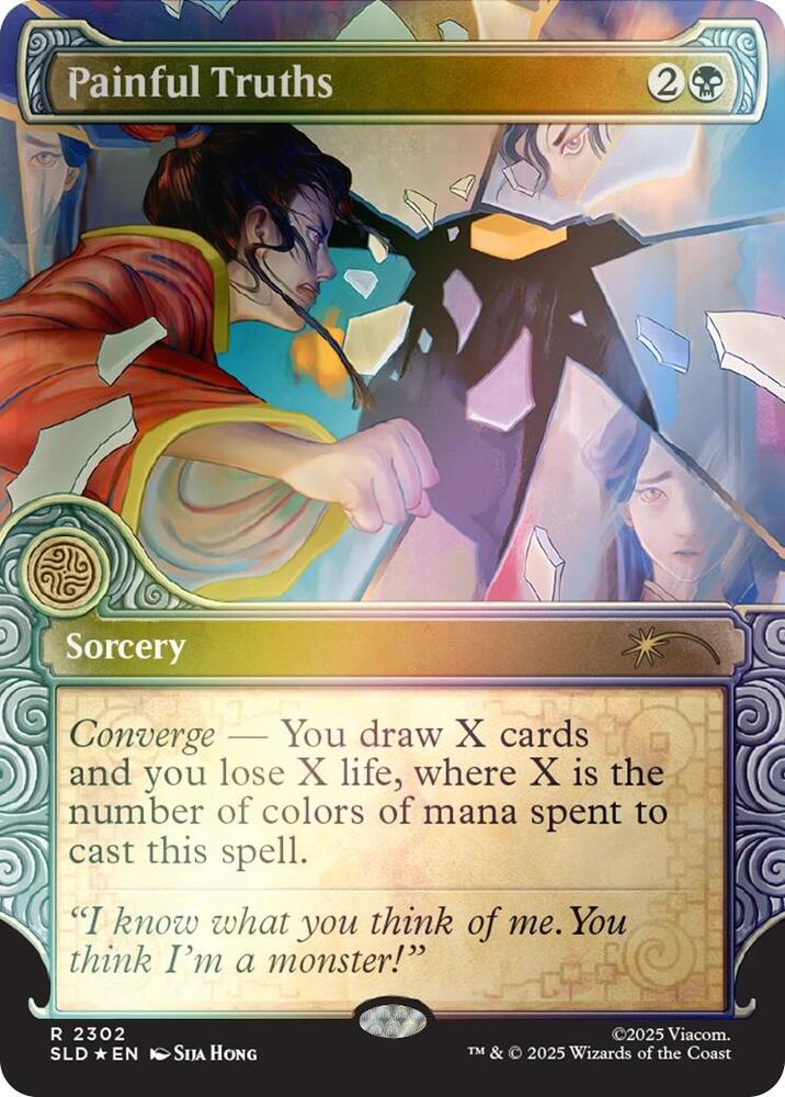 Painful Truths (Rainbow Foil) [Secret Lair Drop Series] 2302