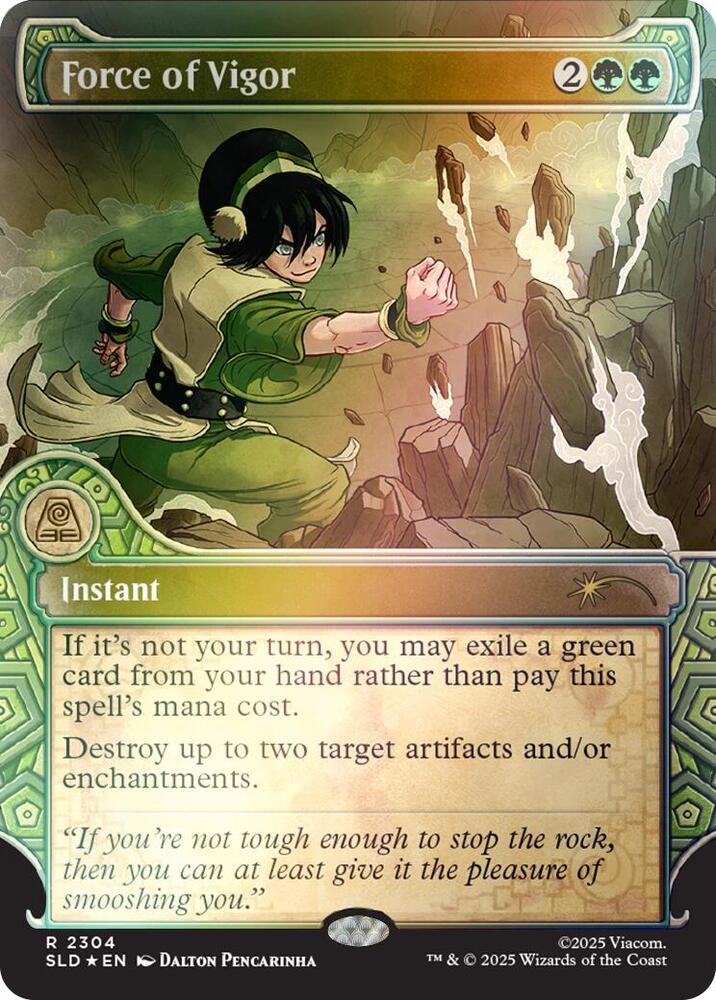 Force of Vigor (Rainbow Foil) [Secret Lair Drop Series] 2304