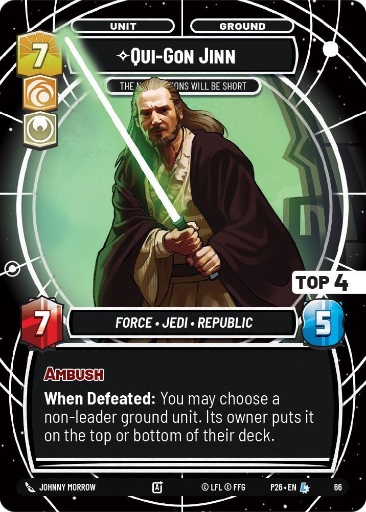 Qui-Gon Jinn - The Negotiations Will Be Short (Top 4) [Sector and Regional Promos: Season 1] 66