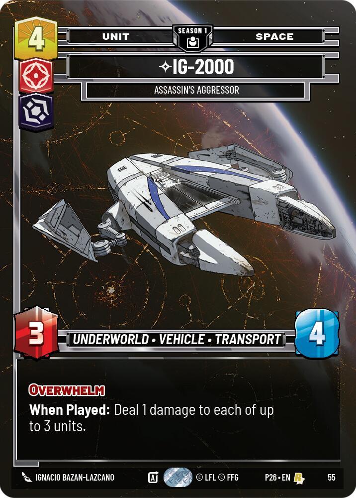 IG-2000 - Assassin's Aggressor (55) [Sector and Regional Promos: Season 1] 55