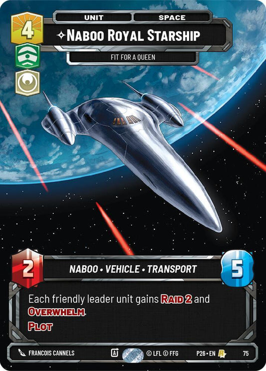 Naboo Royal Starship - Fit For A Queen (75) [Sector and Regional Promos: Season 1] 75