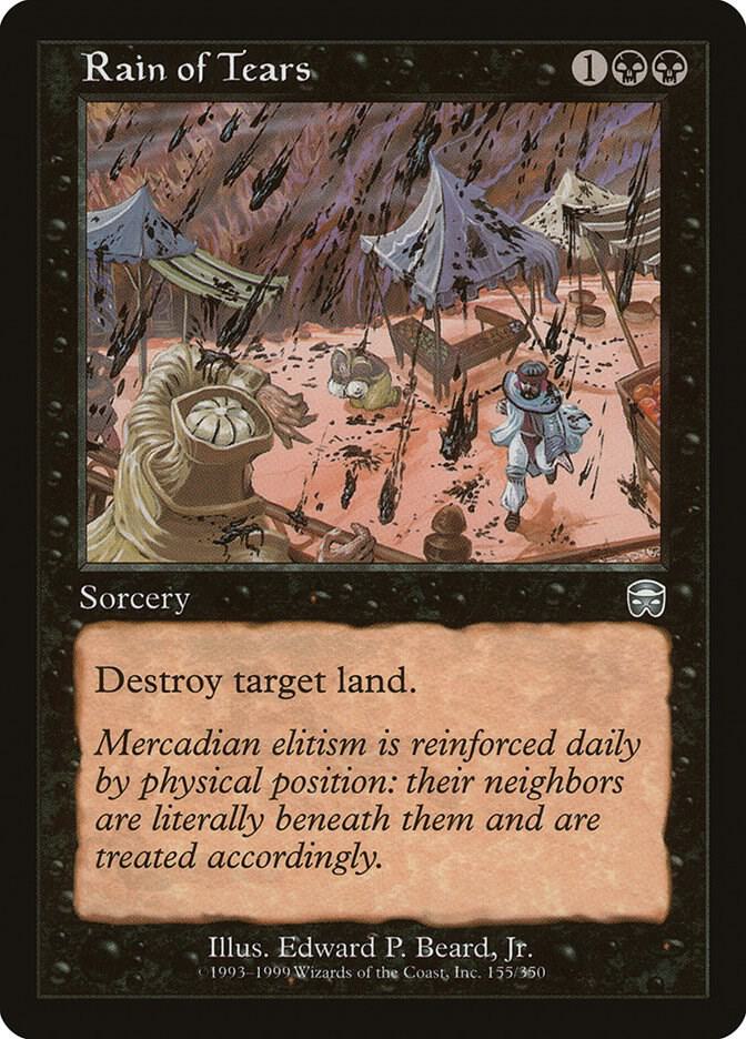 Rain of Tears [Mercadian Masques] 155