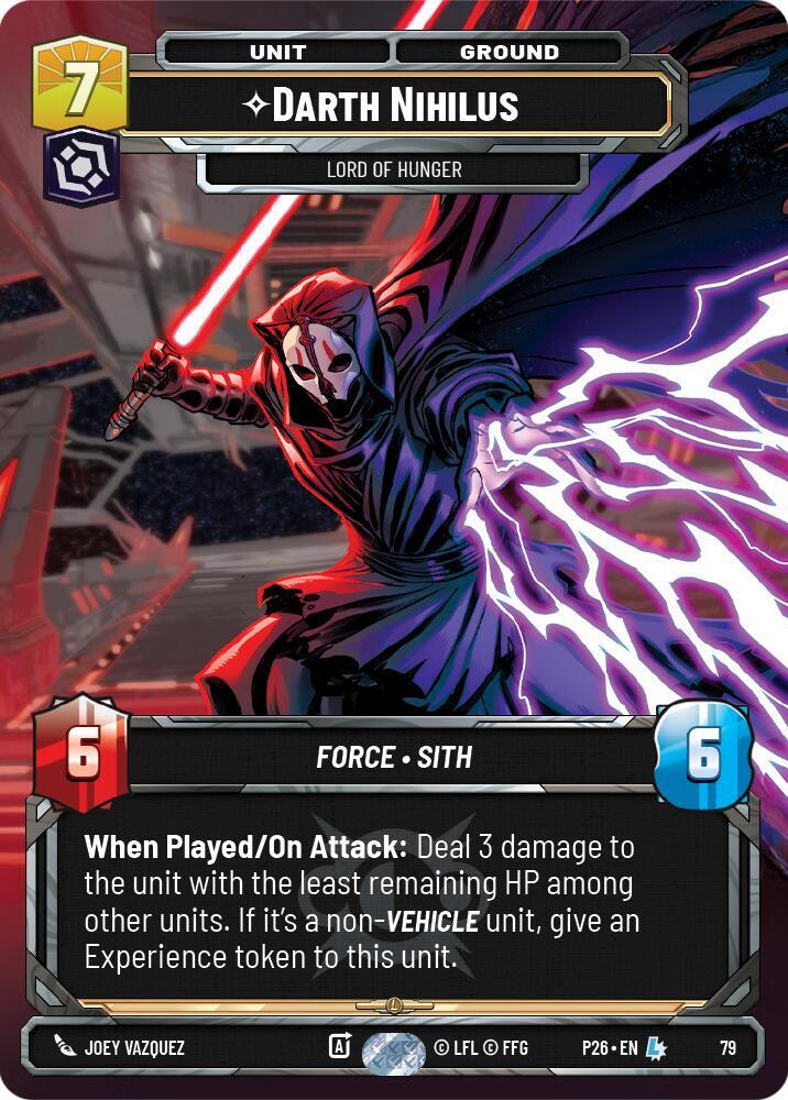 Darth Nihilus - Lord of Hunger (79) [Sector and Regional Promos: Season 1] 79