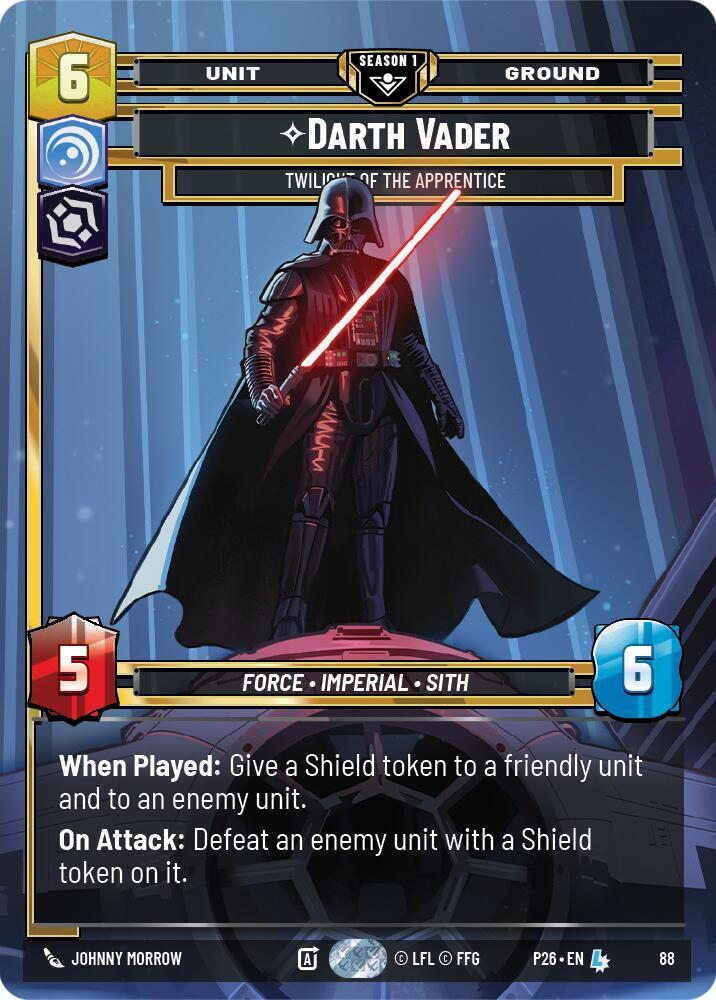 Darth Vader - Twilight of the Apprentice (88) [Sector and Regional Promos: Season 1] 88