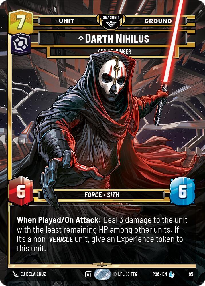 Darth Nihilus - Lord of Hunger (95) [Sector and Regional Promos: Season 1] 95
