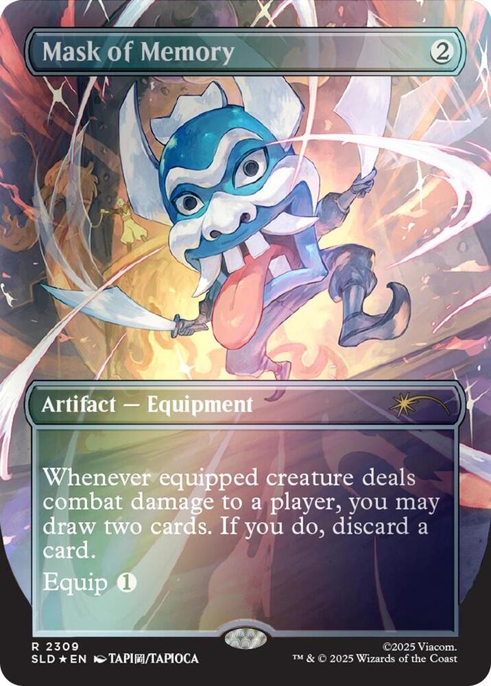 Mask of Memory (Rainbow Foil) [Secret Lair Drop Series] 2309