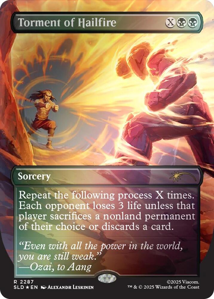 Torment of Hailfire (2287) (Rainbow Foil) [Secret Lair Drop Series] 2287