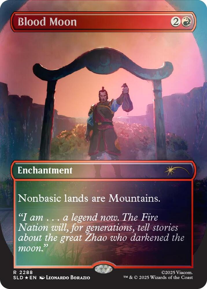 Blood Moon (Rainbow Foil) [Secret Lair Drop Series] 2288