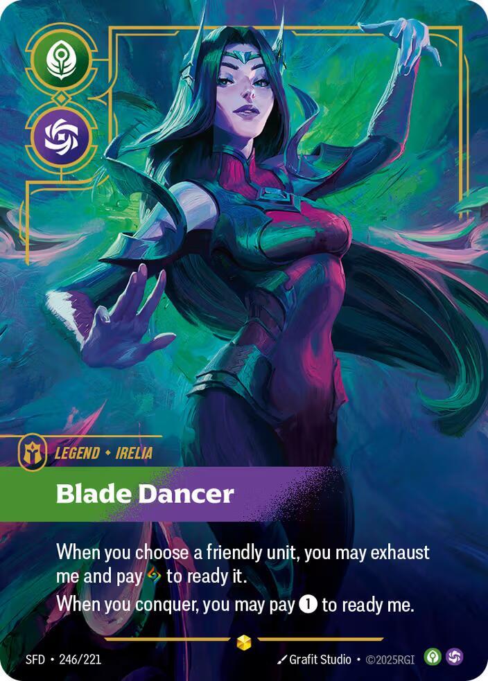 Irelia, Blade Dancer (Overnumbered) [Spiritforged] 246/221