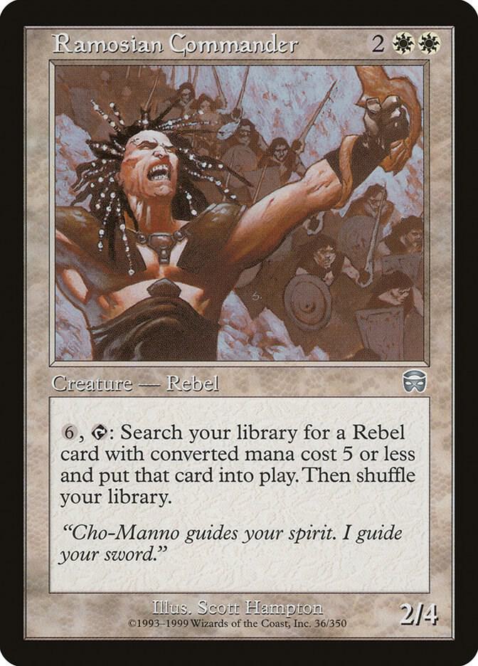 Ramosian Commander [Mercadian Masques] 36