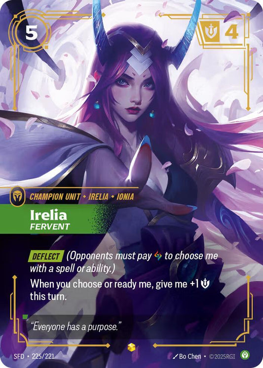 Irelia - Fervent (Overnumbered) [Spiritforged] 225/221