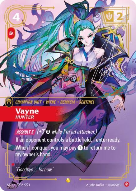 Vayne - Hunter (Signature) [Spiritforged] 223*/221