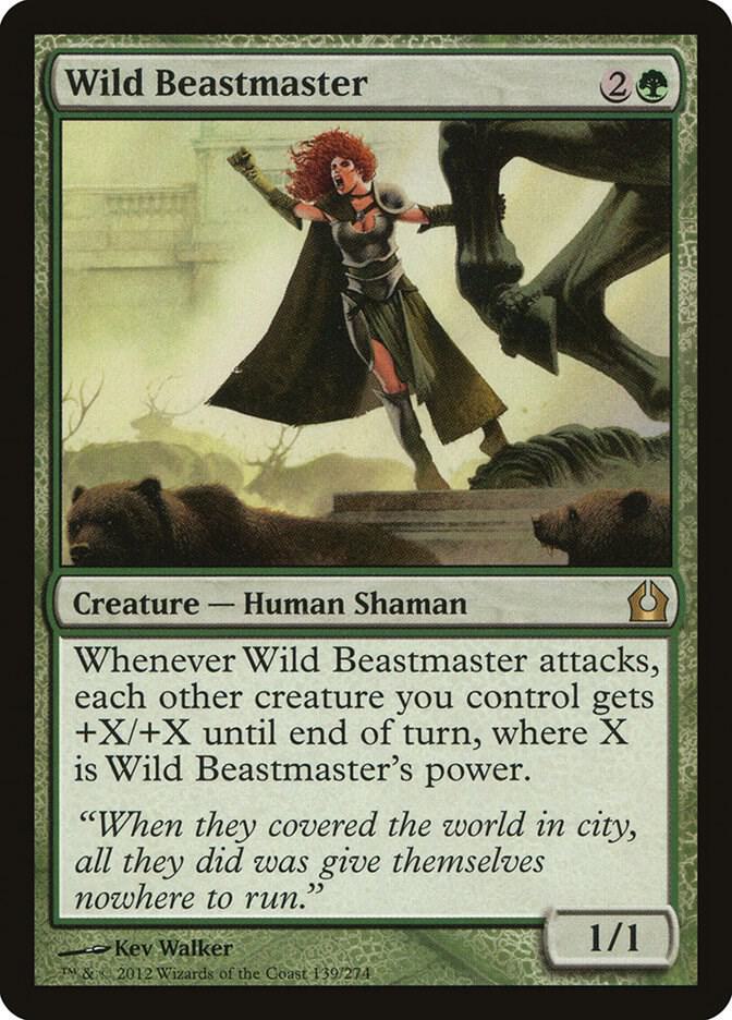 Wild Beastmaster [Return to Ravnica] 139