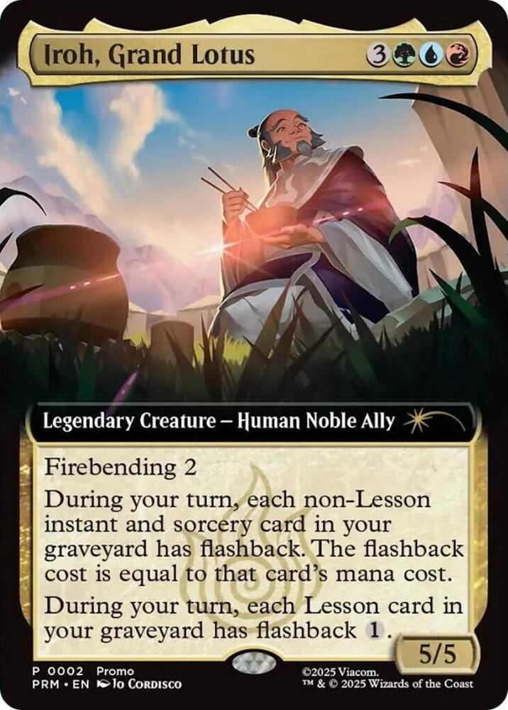 Iroh, Grand Lotus (Extended Art) [Unique and Miscellaneous Promos] 2