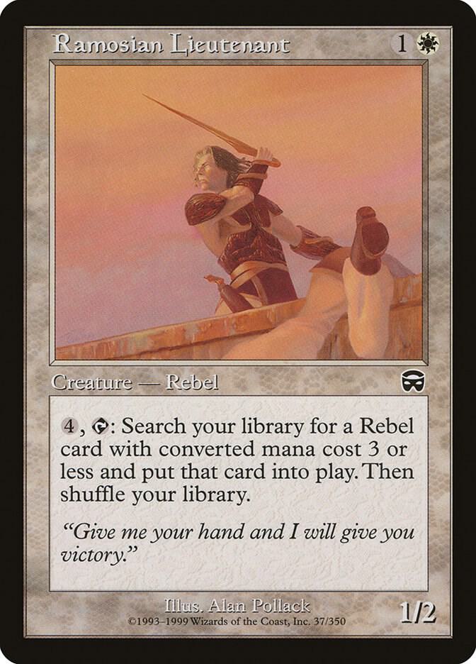 Ramosian Lieutenant [Mercadian Masques] 37