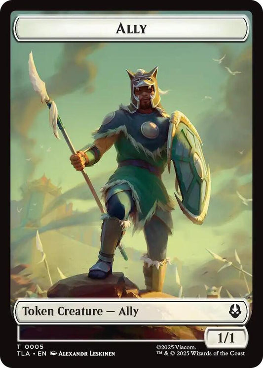 Ally (0005) // Soldier (0002) Double-Sided Token [Avatar: The Last Airbender] 5 // 2