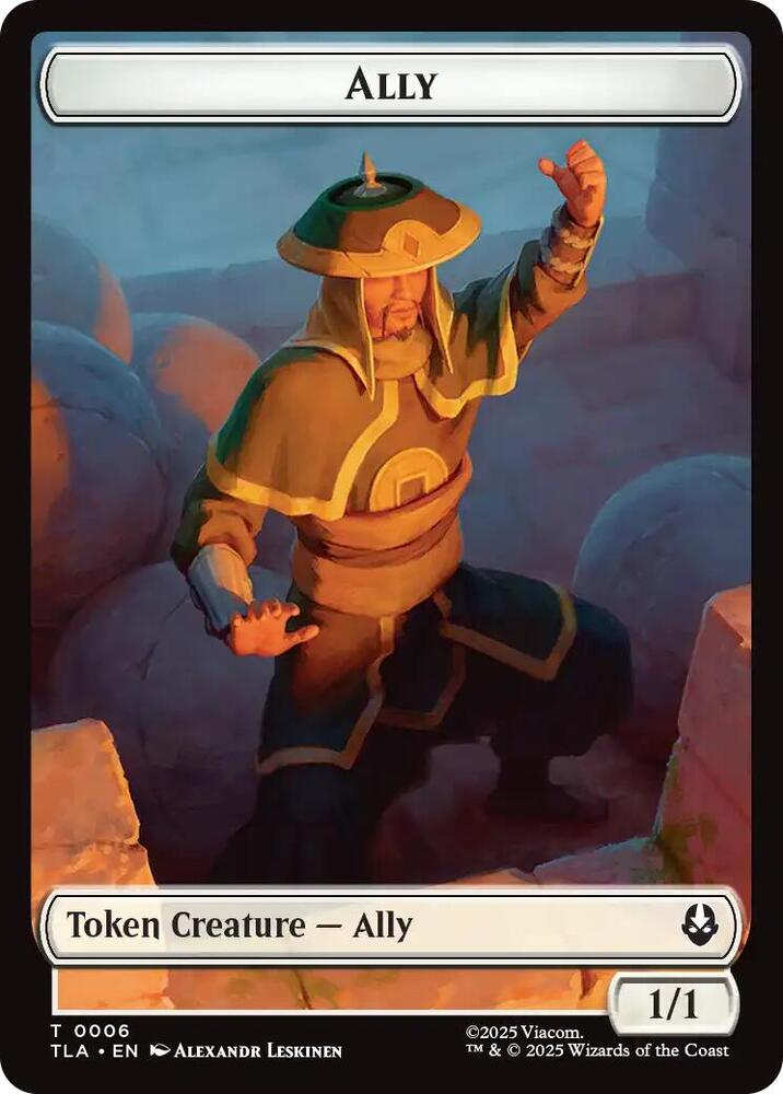 Ally (0006) // Soldier (0002) Double-Sided Token [Avatar: The Last Airbender] 6 // 2