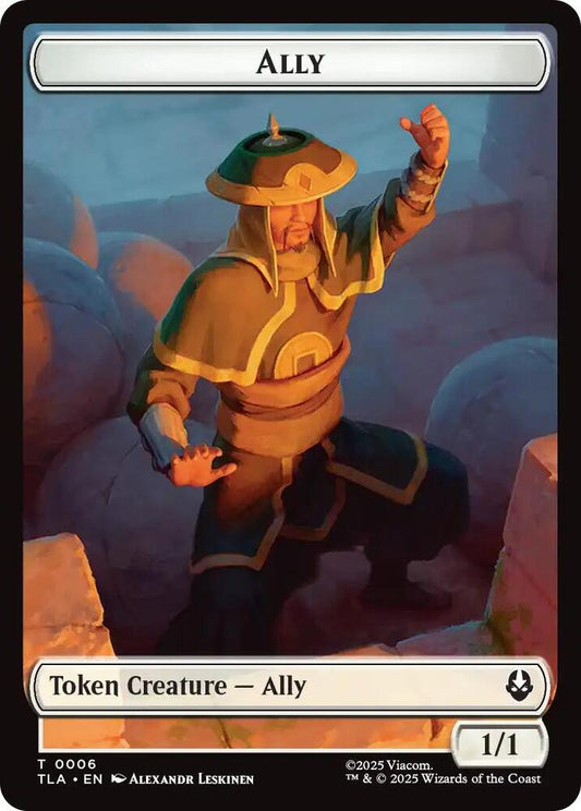 Ally (0006) // Soldier (0002) Double-Sided Token [Avatar: The Last Airbender] 6 // 2