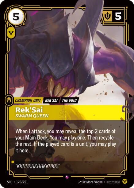 Rek'Sai - Swarm Queen [Spiritforged] 170/221