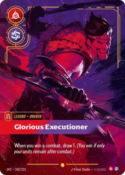 Draven, Glorious Executioner (Overnumbered) [Spiritforged] 242/221