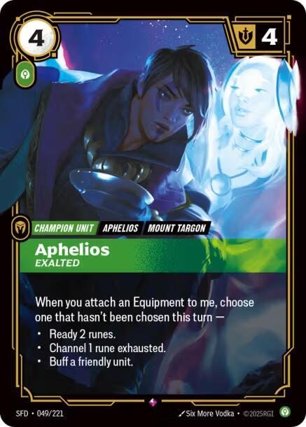 Aphelios - Exalted [Spiritforged] 049/221