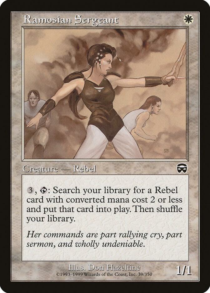 Ramosian Sergeant [Mercadian Masques] 39