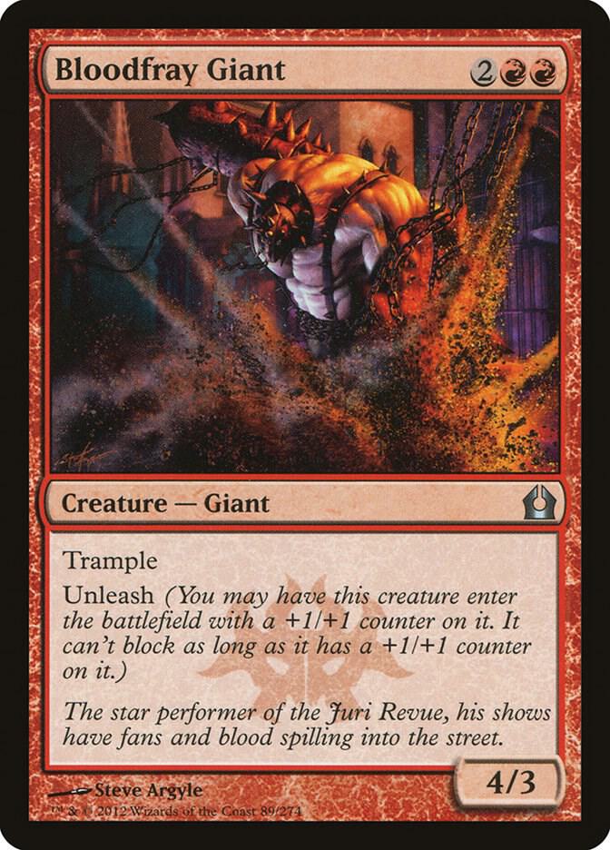 Bloodfray Giant [Return to Ravnica] 89