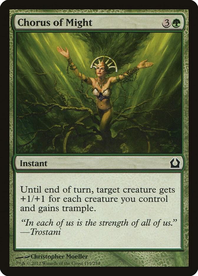 Chorus of Might [Return to Ravnica] 119