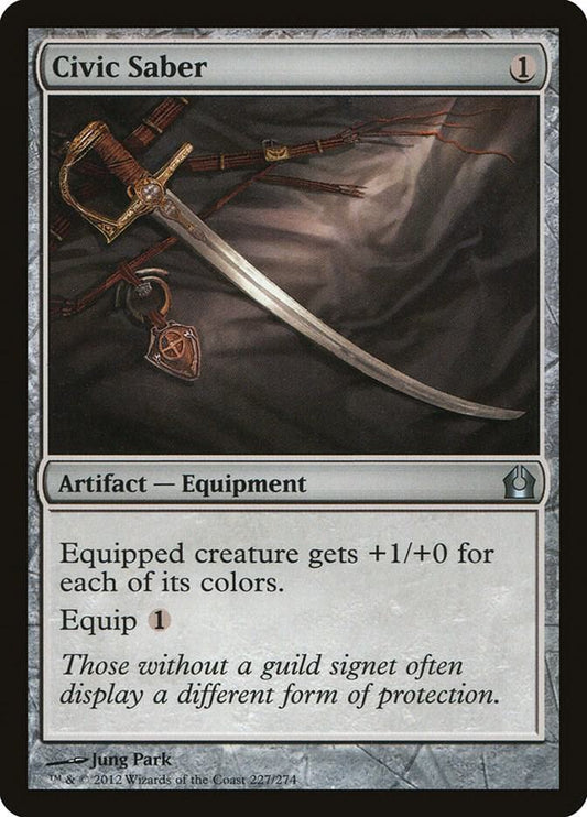 Civic Saber [Return to Ravnica] 227