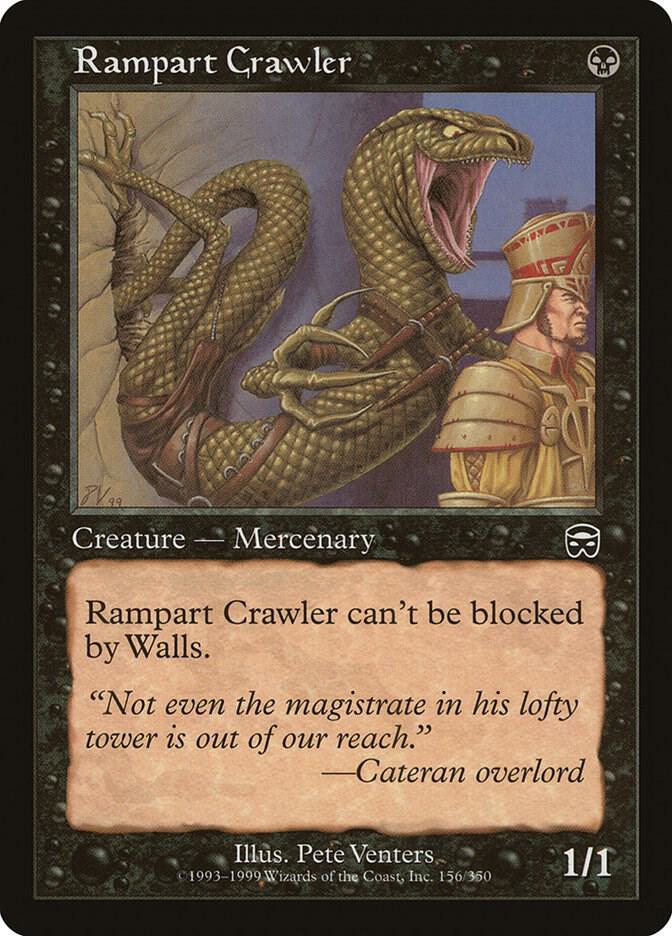 Rampart Crawler [Mercadian Masques] 156