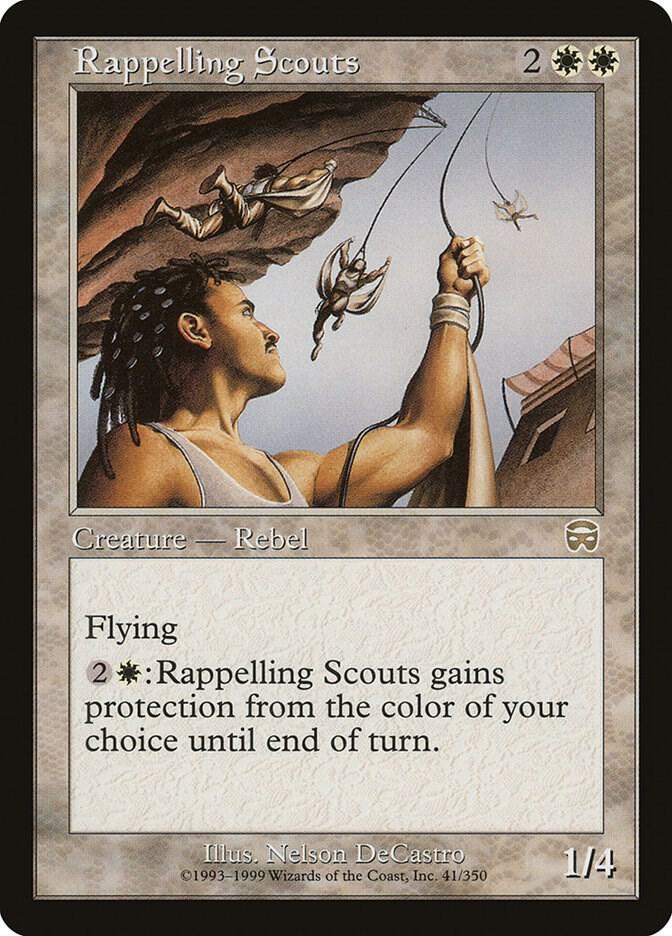 Rappelling Scouts [Mercadian Masques] 41