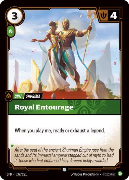 Royal Entourage [Spiritforged] 039/221